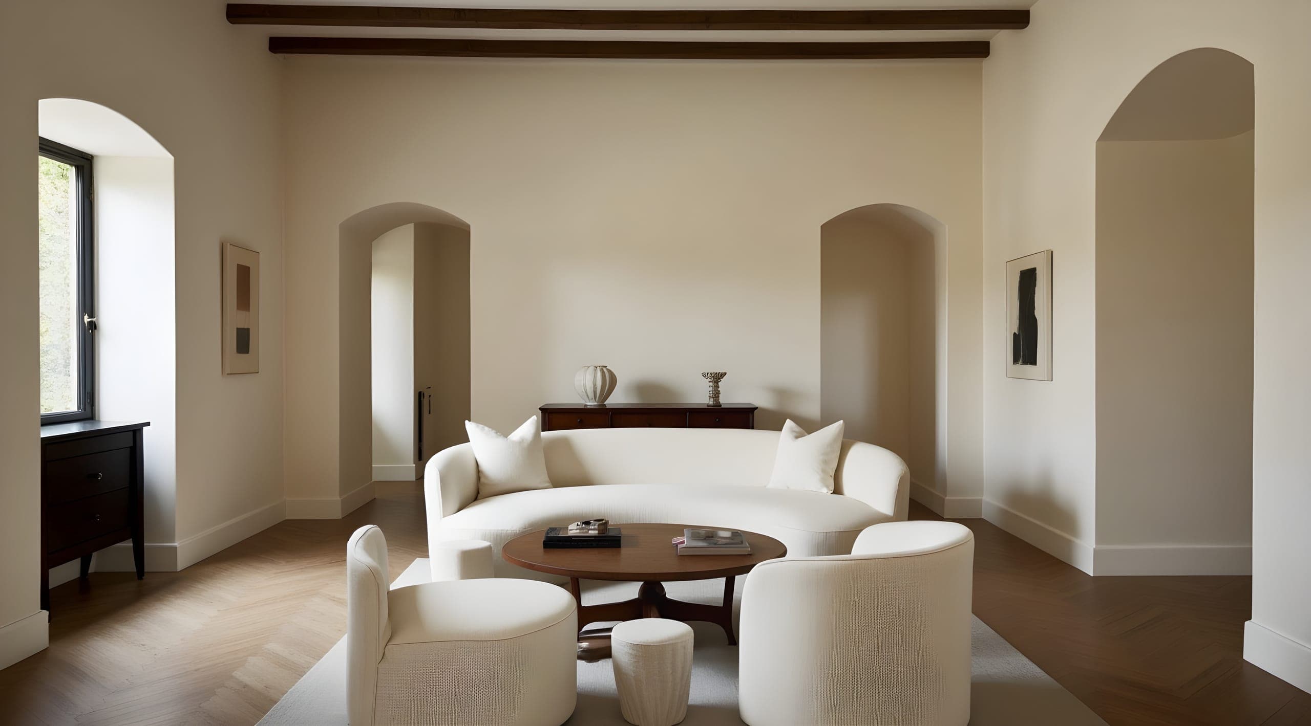 A living room in the Nordic Beauty language
